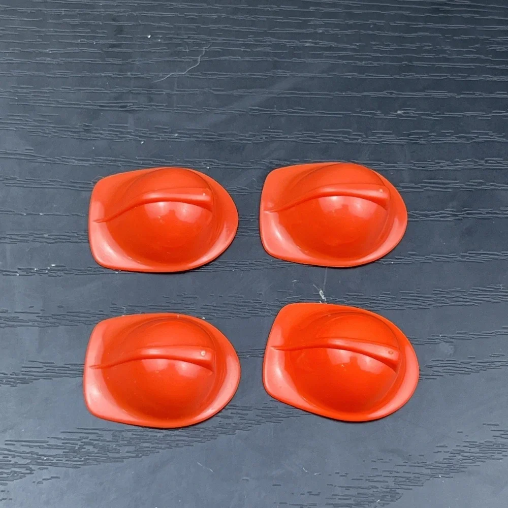Playmobil Firefighter Red Helmets Lot of 4‎ Fire Rescue Replacement Accessories